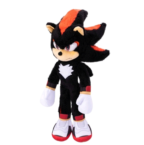 Sonic The Hedgehog 3 Shadow Deluxe Plush New With Tags 14" - Picture 2 of 5